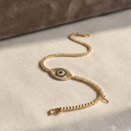 Azure Gaze: The Evil Eye Tennis Bracelet