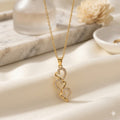 Endless Devotion: The Triple Interlocking Heart Necklace