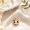 Little Panda: The Enamel Face Necklace