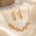 Rosy Laurel: The Pink Crystal Matching Set