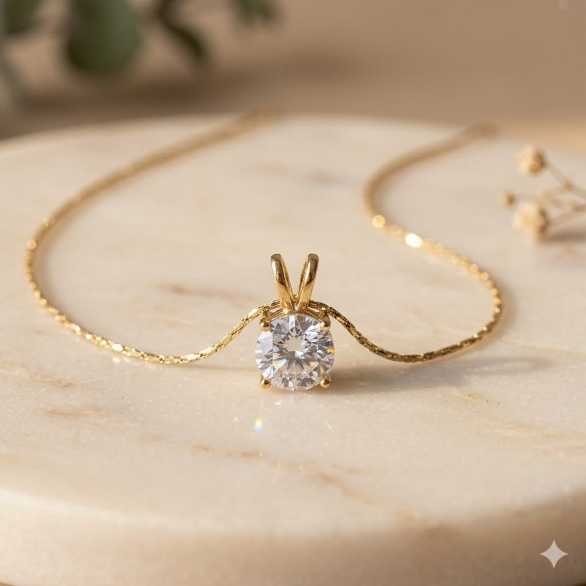The Classic Solitaire Pendant