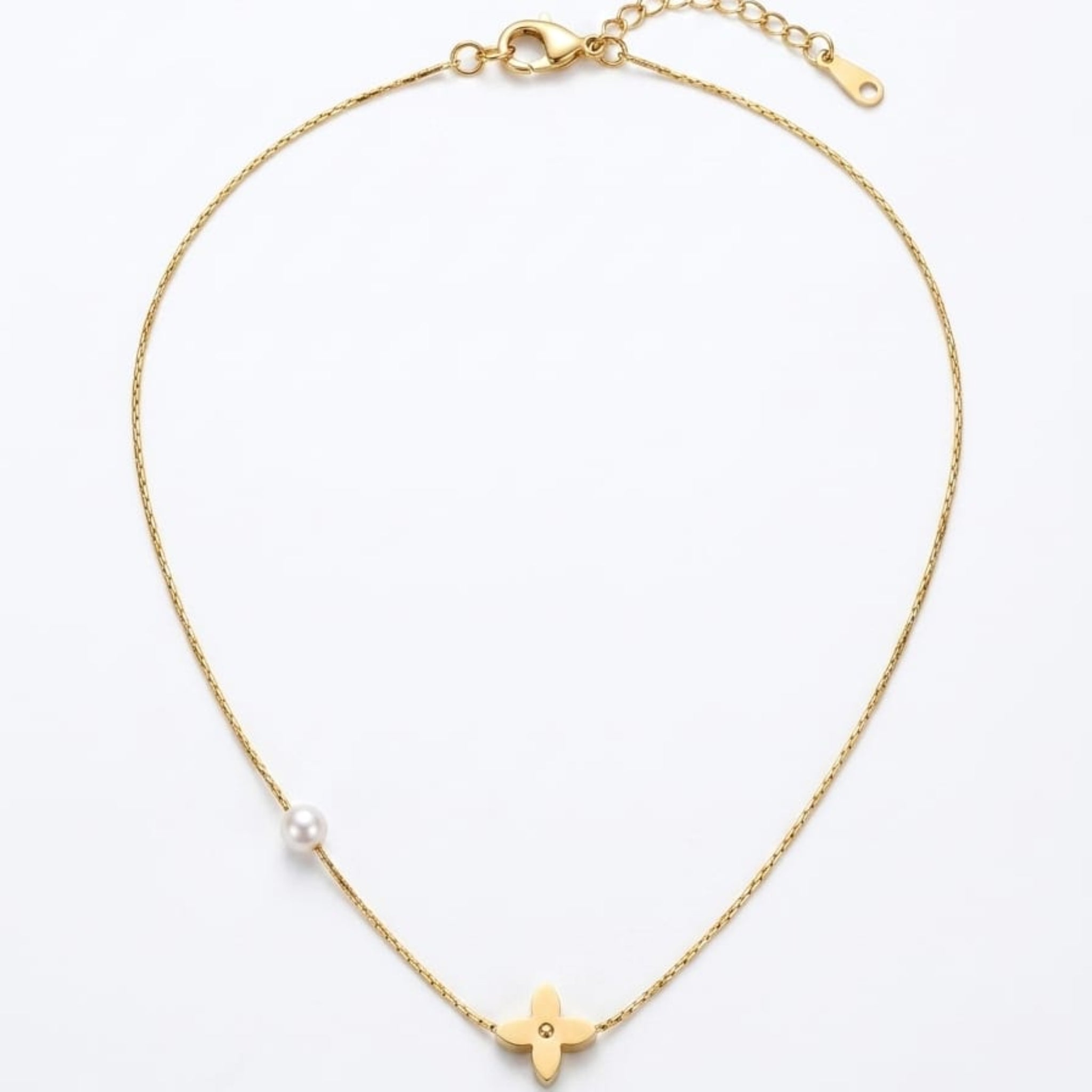 The Floral Pearl Necklace