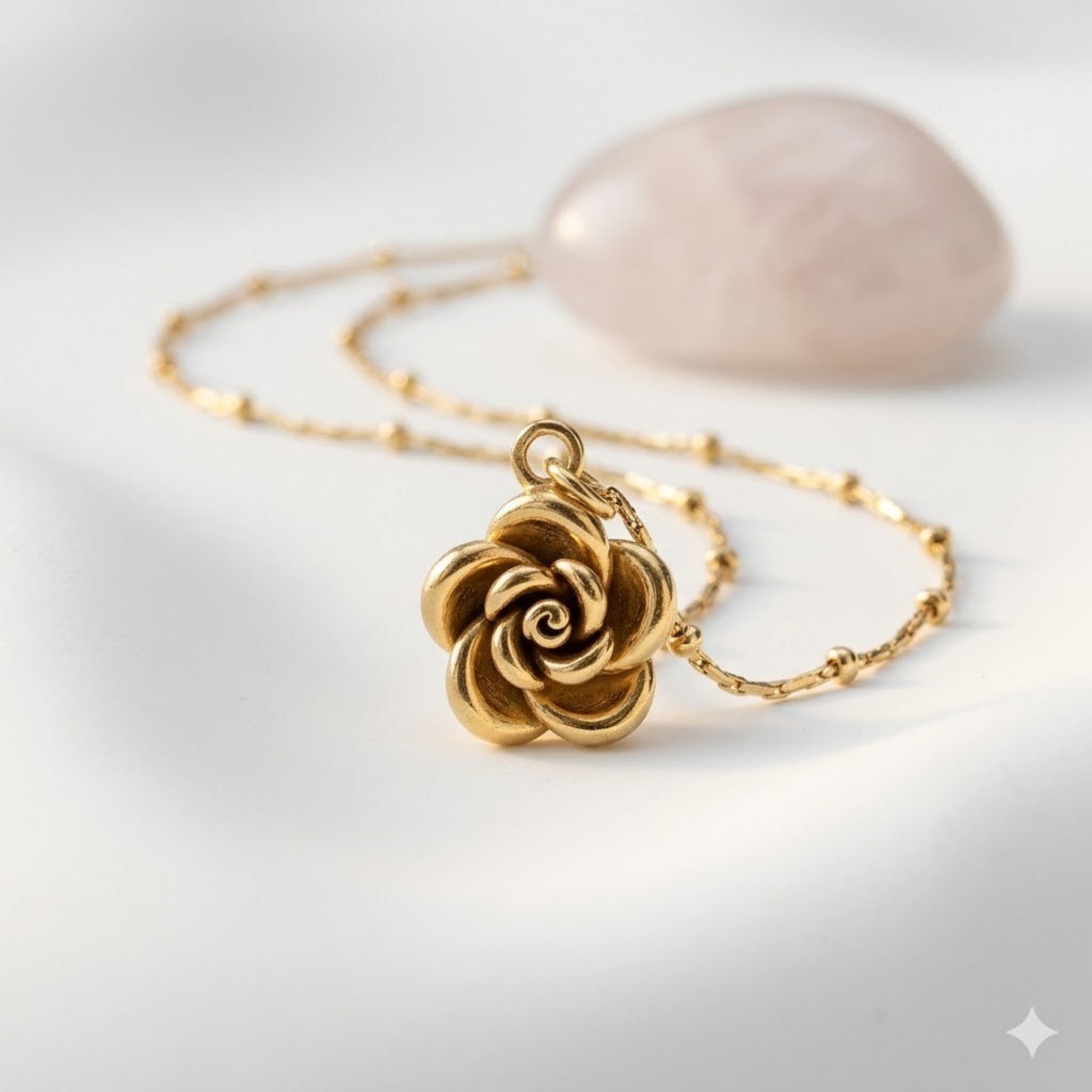 The Golden Rose Pendant