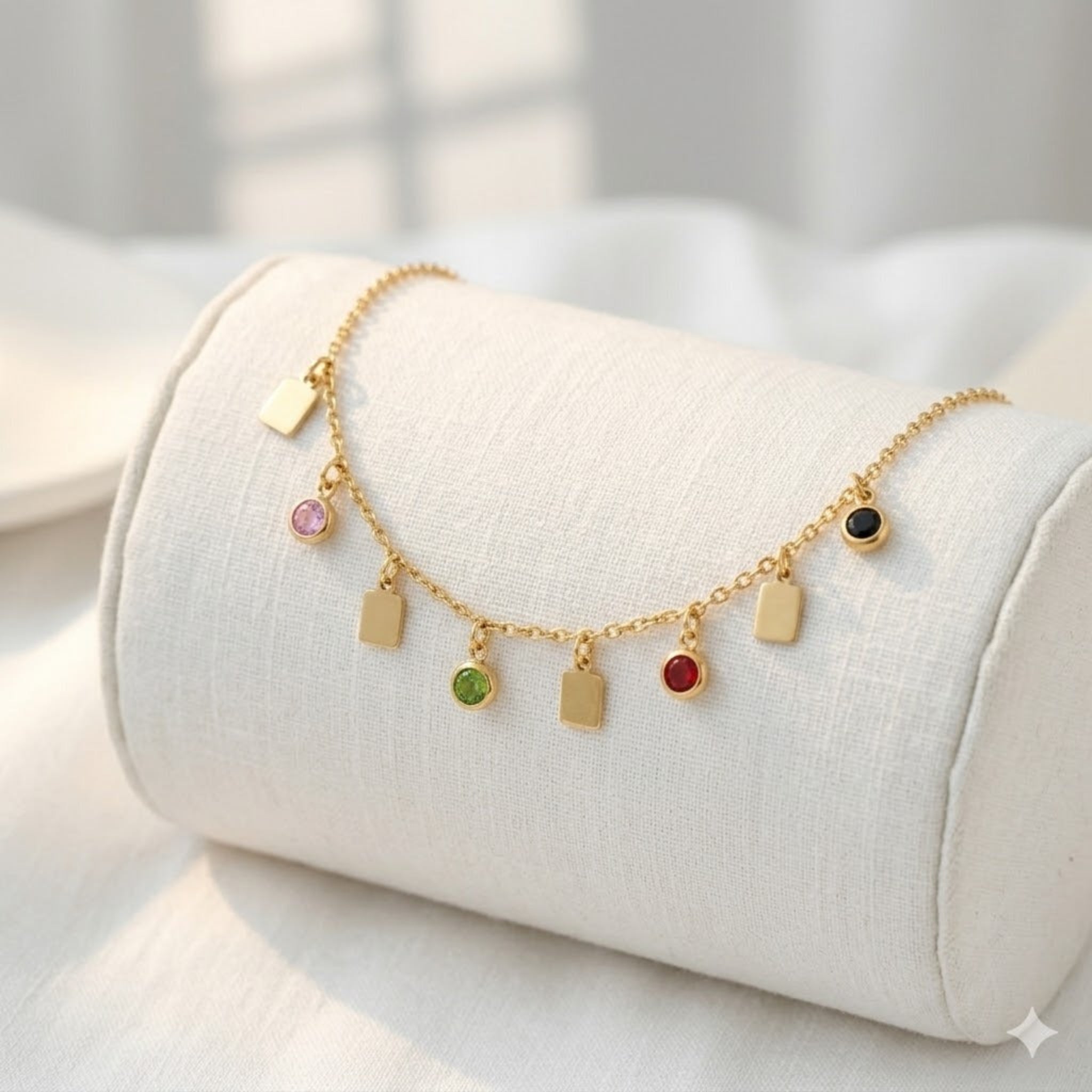 The Multi-Stone Dainty Bracelet