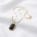 The Onyx Rectangular Pendant