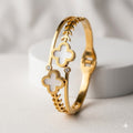 Timeless Elegance: The Floral Motif Bangle