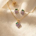 Vineyard Charm: The Grape Cluster Set